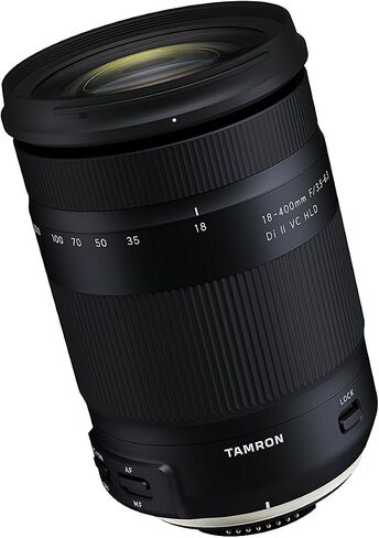 Tamron 18-400 مم F/3.5-6.3 DI-II VC HLD Zoom الكل في واحد لكاميرات نيكون APS-C الرقمية SLR (تجديد) in Saudi Arabia