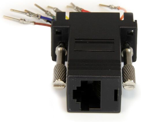 StarTech.com DB9 to RJ45 Modular Adapter - M/F - Serial adapter - DB-9 (M) to RJ-45 (F) - GC98MF,Gray in Saudi Arabia
