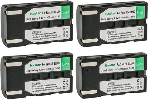مجموعة استبدال 3 قطع من Kastar SB-LSM80 لأجهزة Samsung SC-D355، SC-D357، SC-D362، SC-D363، SC-D364، SC-D365، SC-D366، SC-D371، SC-D372، SC-D375 ، SC-D453، SC-D455، SC-D457، SC-D557، SC-D653 الكاميرا in Saudi Arabia
