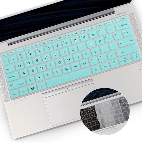 Keyboard Cover for 13.3" HP EliteBook 430 G8/EliteBook 630 G8 G9 G10, EliteBook X360 435 G8 G9, EliteBook X360 830 835 G7 G8 13.3 inch Laptop US Layout Keyboard(NOT FIT 830 835 G9 G10)-Colorful in Saudi Arabia