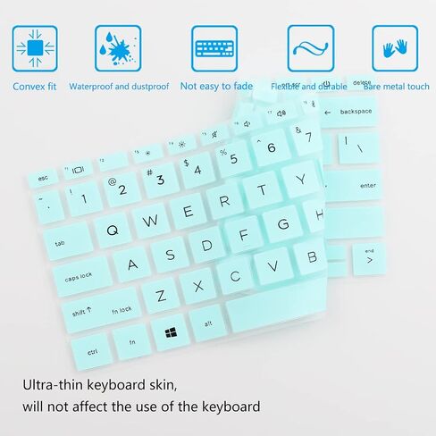 Keyboard Cover for 13.3" HP EliteBook 430 G8/EliteBook 630 G8 G9 G10, EliteBook X360 435 G8 G9, EliteBook X360 830 835 G7 G8 13.3 inch Laptop US Layout Keyboard(NOT FIT 830 835 G9 G10)-Colorful in Saudi Arabia