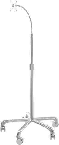 CTA Digital Digital Gooseneck Floor Stand Rolling Gooseneck Floor Stand w/Adjustable Height & VESA Tablet Case Holder for Apple iPad, Samsung Galaxy & VESA Compatible Cases - (ADD-HFSGNV) in Saudi Arabia