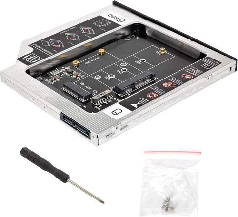 اكس واي حافظة NGFF B/M-Key SSD الى سليم لاين ساتا 13 دبوس لاجهزة لابتوب 9.5 ملم سي دي/ دي في دي روم من ماساتا in Saudi Arabia