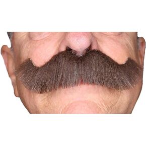Fake Mustache, Self Adhesive Mustaches, Novelty, Rocking Grandpa's False Facial Hair, Costume Accessory for Adults in Kuwait