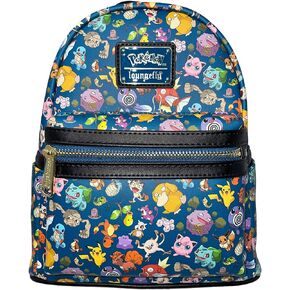 Loungefly Pokemon First Generation Printed Mini Backpack (Navy, One Size) in Saudi Arabia