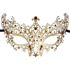 XVEVINA Couples Pair Mardi Gras Venetian Masquerade Masks Set Party Costume Accessory