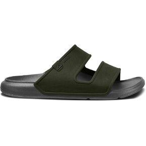 REEF Oasis Double Up Men's Waterproof Slide Sandal, Soft and Supportive Molded Footbed