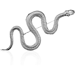 Snake Brooch Pin Vintage Coat Accessory Metal Animal Lapel Pin Banquet Badge Pins Backpack Bag Pin in Saudi Arabia