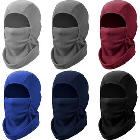 6 Pcs Kids Balaclava Windproof Ski Mask Winter Hats for Kids Thermal Nylon Face Warmer for Cold Weather Boys and Girls in Kuwait