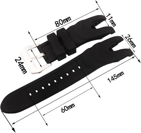 JETHENG 26mm Men's Rubber watch strap for Invicta Reserve Collection Venom 5732 1219 6118 6117 6105 6116 6110 14467 16149 18535 Women's outdoor sports silicone watch band watch accessories buckle in Saudi Arabia