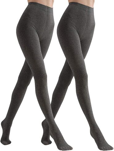 TOCONFFON Women's Winter Leggings Warm Opaque Tights, Stretchy Cotton Tights 140 Denier in Kuwait