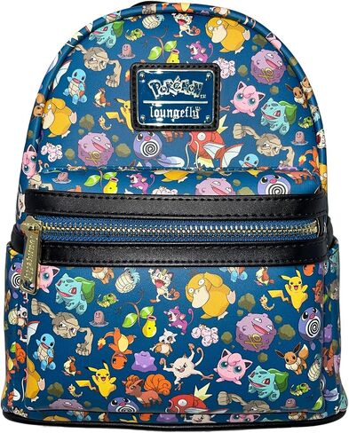 Loungefly Pokemon First Generation Printed Mini Backpack (Navy, One Size) in Saudi Arabia