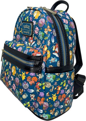 Loungefly Pokemon First Generation Printed Mini Backpack (Navy, One Size) in Saudi Arabia