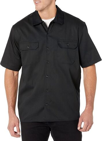 Amazon Essentials Men's Short-Sleeve Stain and Wrinkle-Resistant Work Shirt in Saudi Arabia