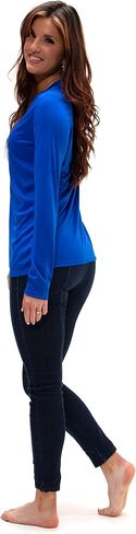 DEVOPS Women's 2-Pack UPF 50+ Long Sleeve Sun Protection Quick Dry T-Shirts for Running Workout in Saudi Arabia
