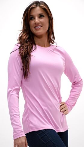 DEVOPS Women's 2-Pack UPF 50+ Long Sleeve Sun Protection Quick Dry T-Shirts for Running Workout in Saudi Arabia