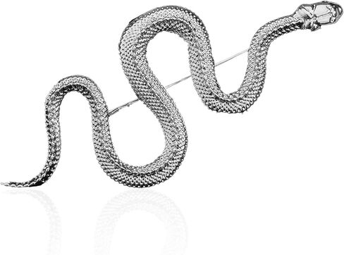 Snake Brooch Pin Vintage Coat Accessory Metal Animal Lapel Pin Banquet Badge Pins Backpack Bag Pin in Saudi Arabia