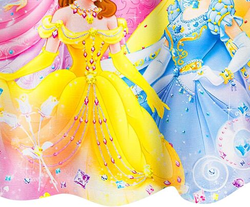 فستان الأميرة للفتيات الصغيرات برقبة مربعة وأكمام مكشكشة للأطفال من سن 2 إلى 7 سنوات in Kuwait