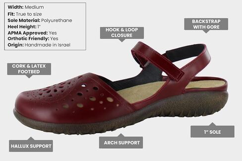 حذاء NAOT Footwear النسائي من Arataki ذو مقدمة مغلقة مع وسادة قدم من الفلين وراحة ودعم للقوس - مقاوم للانزلاق - خفيف الوزن ومثالي للسفر - نعل داخلي قابل للإزالة in Saudi Arabia
