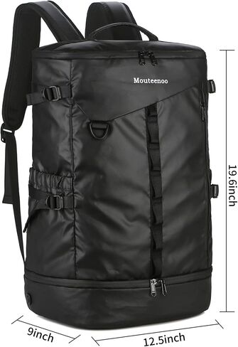 حقيبة ظهر للسفر من Mouteenoo مع حجرة أحذية لرياضة الجيم والمشي لمسافات طويلة وحقيبة ظهر مقاومة للماء للرجال والنساء in Kuwait