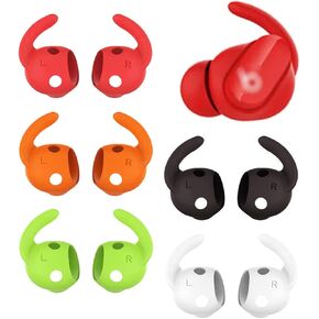 خطاف أذن مضاد للانزلاق من ALXCD متوافق مع Beats Studio Buds، 5 أزواج من خطافات الأذن الرياضية المضادة للانزلاق ومضادة لفقدان الأذن، متوافق مع Beats Studio Buds، 5 أزواج و5 ألوان in Kuwait