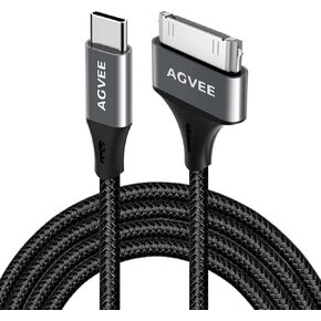 AGVEE 2 Pack 3.3ft USB-C to 30 Pin Charger Charging Cable for Old iPod iPad in Kuwait