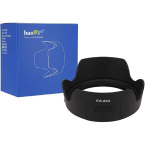 Haoge Bayonet Lens Hood for Canon EF 24-105mm f3.5-5.6 is STM Lens Replaces Canon EW-83M in Kuwait