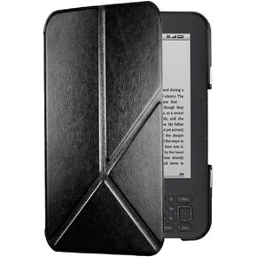 Case for Amazon Kindle Keyboard 3rd Model D00901 Stand Cover - Ultra Lightweight Leather Folio Cover for Kindle 3 Keyboard Generation with 6" Display and Keyboard K3 Stand Case (Rose Gold)