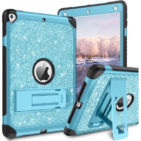 YINLAI Case for iPad 6th Generation,iPad 5th Generation Case,iPad 9.7 Case,Glitter Women Girls Shockproof Drop Protection Cover Kickstand iPad 9.7 inch iPad Air 2nd A1893/A1954/A1822/A1823, Hot Pink in Kuwait
