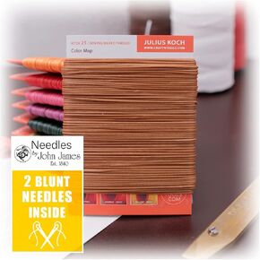 Black 0.8mm Ritza 25 Tiger Thread for Leather Craft | Waxed Tiger Thread | Ritza 25 Thread | Waxed Polyester | Saddlers Thread
