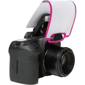 Soft Screen, Flash Diffuser & Light Softener, Universal Classic Design for Digital SLR Cameras, Neon Pink in Saudi Arabia