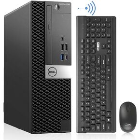 Dell OptiPlex 7060 Windows 11 Desktop Computers,Intel 6-Core i5-8500,16GB DDR4 Ram,512GB NVMe M.2 SSD,Built-in Wi-Fi 6e AX210,Bluetooth 5.2, Small Form Factor PC,Altec Wireless Keyboard Mouse(Renewed) in Saudi Arabia