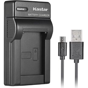 شاحن USB رفيع من Kastar لكاميرا Nik EN-EL14 وEN-EL14a وENEL14 وMH-24 وNik Coolpix P7000 P7100 P7700 P7800 وD3100 وD3200 وD3300 وD3400 وD5100 وD5200 وD5300 DSLR وDf DSLR وD5600 in Saudi Arabia