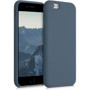 kwmobile Case Compatible with Apple iPhone 6 / 6S Case - TPU Silicone Phone Cover with Soft Finish - Ocean Blue in Saudi Arabia