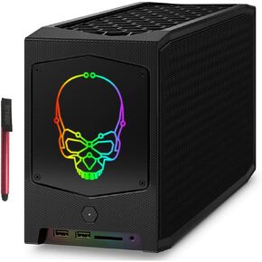مجموعة Intel NUC 11 Extreme Kit NUC11BTMI7 بحجم 8L للكمبيوتر الشخصي Windows 10 Pro Business Workstation Desktop، Core i7-11700B، ذاكرة الوصول العشوائي DDR4 سعة 16 جيجابايت، 1 تيرابايت PCIe SSD، WiFi 6، بلوتوث 5.2، Thunderbolt 4، محرك فلاش 64 جيجابايت in Saudi Arabia