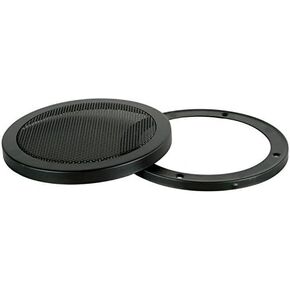 One 10-Inch 2-Piece Steel Mesh Speaker Subwoofer Grill - Black