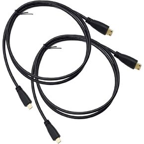 Seadream Micro HDMI Type D Male to Mini HDMI Type C Male Connector Adapter Cable Cord (3.3Feet 1Pack) in Saudi Arabia