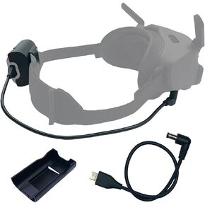 Power Cable and Battery Bracket for DJI Avata Goggles 2 Combo | Battery Clip Holder and Charging Cable for Avata Pro-View Combo Goggles 2 Accessories (Not for FPV Goggles V2) in Kuwait