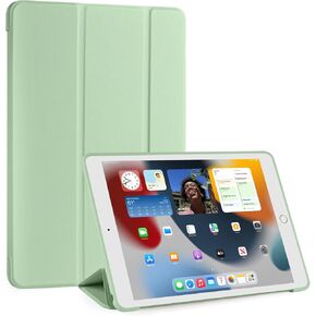 RUBAN Case for iPad 9th/8th/7th Generation 10.2 Inch Case 2021/2020/2019 Smart Stand Protective Case Cover (Hot Pink)