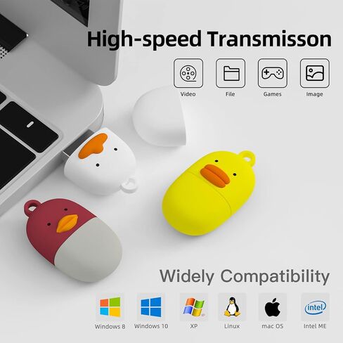 Bilious 64GB Flash Drive Animal Series Waterproof USB 3.0 Thumb Drive Cute Cartoon Memory Stick Small Size USB Drive Gift in Saudi Arabia
