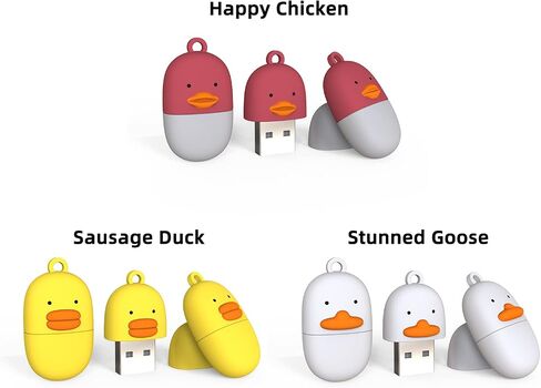 Bilious 64GB Flash Drive Animal Series Waterproof USB 3.0 Thumb Drive Cute Cartoon Memory Stick Small Size USB Drive Gift in Saudi Arabia