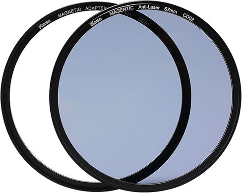 Kase Wolverine 67mm Anti-Laser Protection Filter Magnetic Shockproof Tempered Optical Glass Incl Adapter in Saudi Arabia