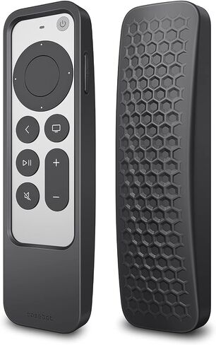 Fintie 2-in-1 Protective Case for 2021 2022 Apple TV Siri Remote and Apple AirTag - Lightweight Anti Slip Shockproof Cover for Apple TV 4K / HD Siri Remote Controller (2nd Gen / 3rd Gen), SkyBlue Glow in Saudi Arabia