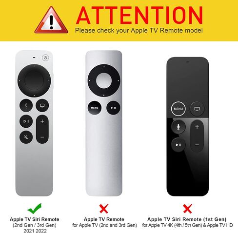 Fintie 2-in-1 Protective Case for 2021 2022 Apple TV Siri Remote and Apple AirTag - Lightweight Anti Slip Shockproof Cover for Apple TV 4K / HD Siri Remote Controller (2nd Gen / 3rd Gen), SkyBlue Glow in Saudi Arabia