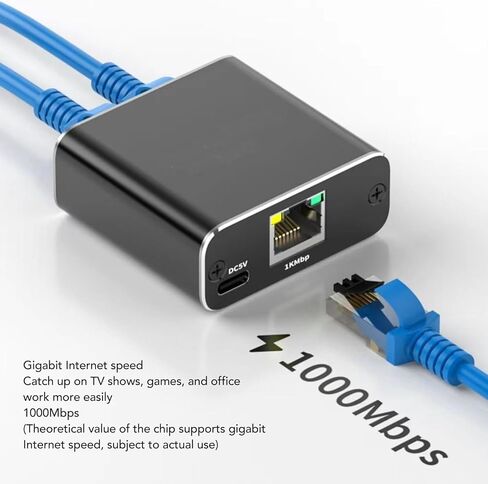 موزع شبكة إيثرنت RJ45 من ديلوي 1 إلى 2، محول شبكة مقسم كابل إيثرنت RJ45 بسرعة 1000 ميجابت في الثانية، 1 أنثى إلى 2 أنثى، موزع تمديد شبكة LAN للتلفزيونات وأجهزة التوجيه وأجهزة الكمبيوتر in Saudi Arabia