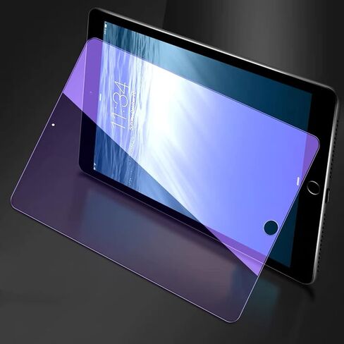 مضاد للأشعة الضارة متوافق مع آيباد الجيل الثامن واقي شاشة 10.1 بوصة الجيل السابع 7 8 الزجاج المقسى 9H الأزرق الضوء المحجب 2 حزمة in Kuwait
