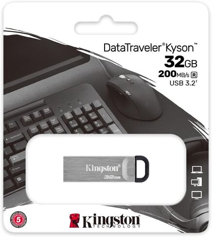 كينغستون USB 3.2 الجيل الاول داتا ترافيلر كايسون، DTKN/32GB X5 in Kuwait