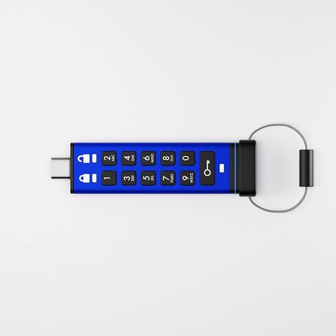 اي ستوريج داتاشور برو+سي 256 جيجا | شريحة ذاكرة USB آمنة من النوع C | FIPS 140-3 المستوى 3 معلق | رقم التعريف الشخصي محمي | يتضمن محول من النوع C-A. in Kuwait