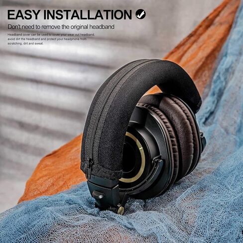 TRANSTEK ATH M50X Headband Cover - Also Compatible with ATH M40X, M40, HS50, HS60, HS70, Cloud 2, Cloud Pro, Cloud Alpha, HD598, HD598Cs, HD598SE, HD598SR Headphones (Green Camo) in Saudi Arabia