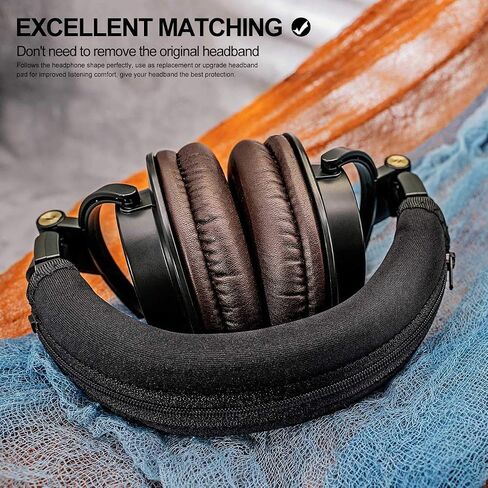 TRANSTEK ATH M50X Headband Cover - Also Compatible with ATH M40X, M40, HS50, HS60, HS70, Cloud 2, Cloud Pro, Cloud Alpha, HD598, HD598Cs, HD598SE, HD598SR Headphones (Green Camo) in Saudi Arabia
